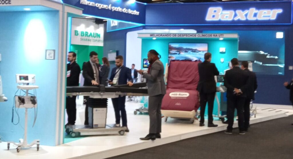ITS junto a Hillrom, parte de Baxter, en la Feria Hospitalar ITS